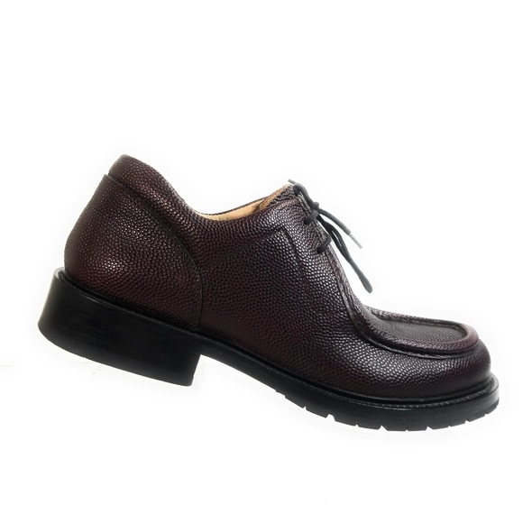Dolce & Gabbana Pebble Leather Lace Up Shoes Sz 9 Excellent Condition